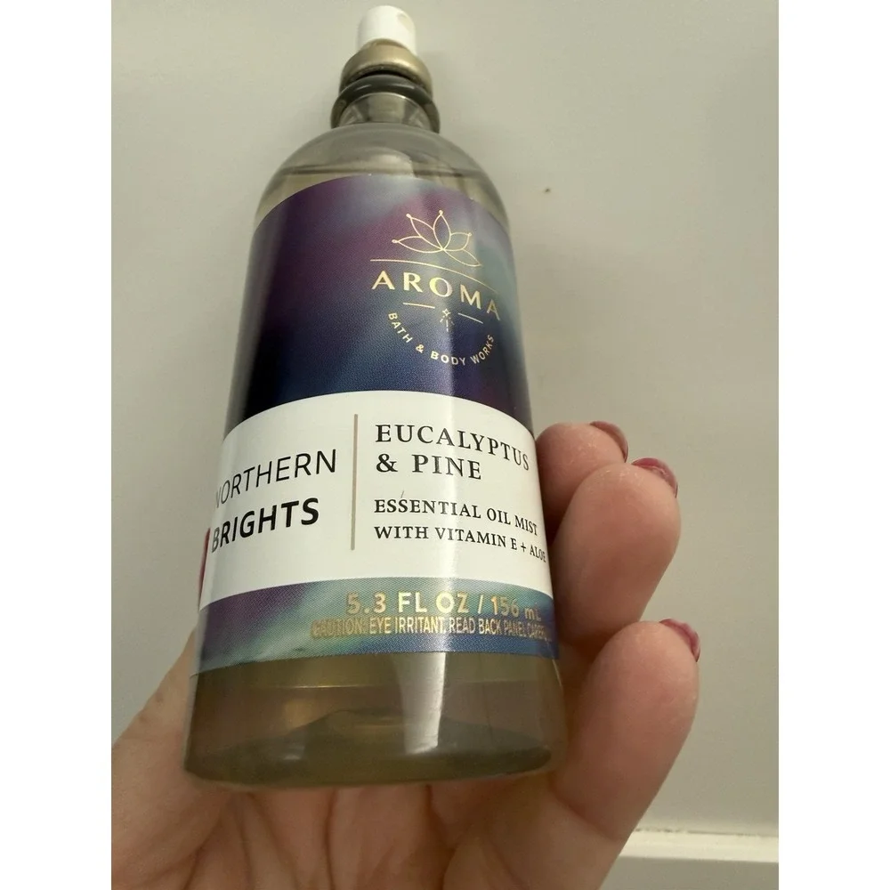 Bath & Body Works Aroma NORTHERN BRIGHTS EUCALYPTUS PINE Oils Mist 5.3 oz